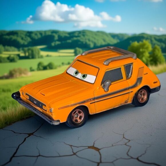 Disney Pixar's Cars 2 Grem #13 Play Vehicle Toy Diecast Gremlin Car A17 - Picture 1 of 8